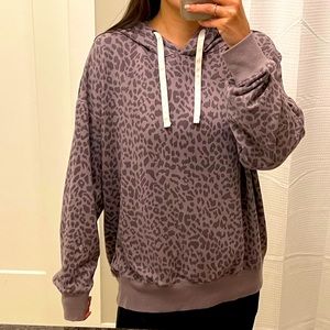 Purple Leopard Hoodie
